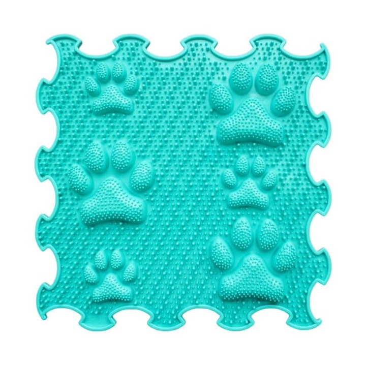 Ортопедична масажираща постелка 1 бр модел Lucky Paws Тюркоаз