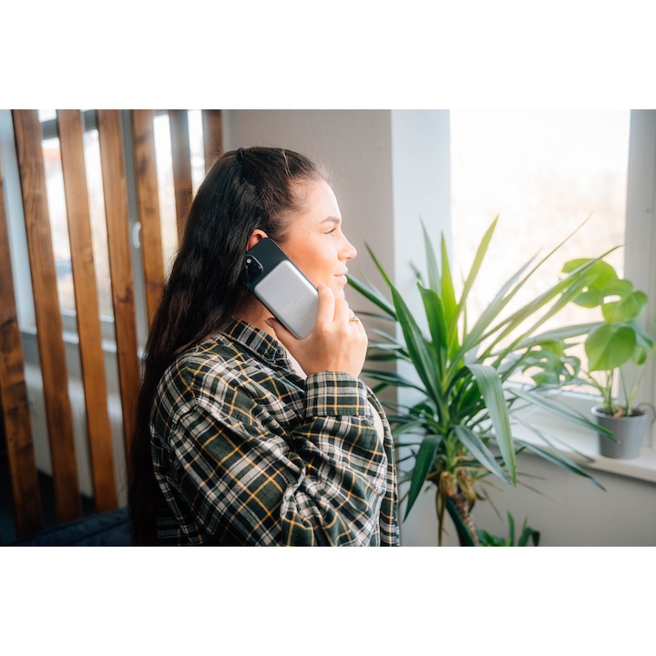 Baterie externa, Verbatim MCP-10BE Power Pack 10000 mAh cu UBS-C® PD 20W, incarcare wireless magnetica 15W, albastru