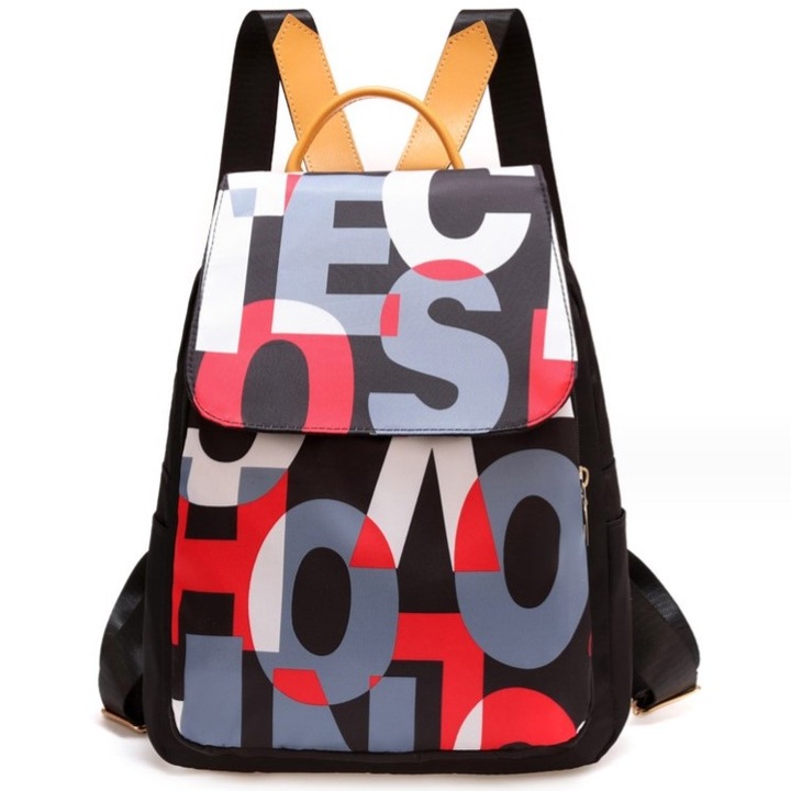 Rucsac de dama, Freeland B1173, Poliester, Rosu