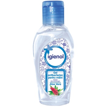 Gel antibacterian pentru maini Igienol 60 ml Gel antibacterian pentru maini Igienol 60 ml