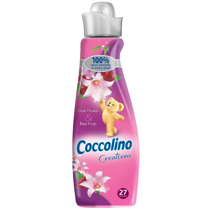 Balsam de rufe Coccolino Pink Boost, 0.95 l, 27 spalari
