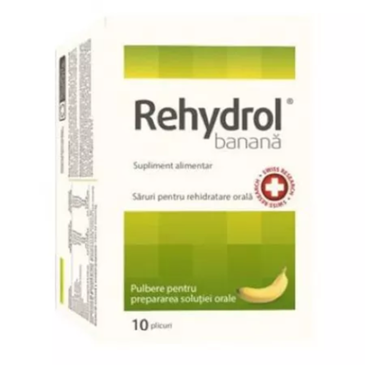 Supliment alimentar Rehydrol, MBA Pharma, 10 plicuri