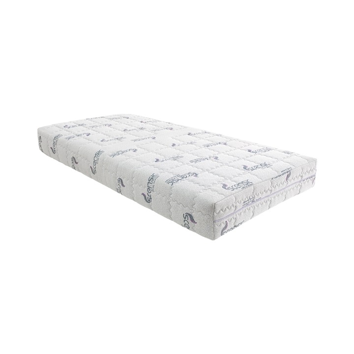 Saltea Sleepn'Life Olympia, Latex Natural, 7 Zone de Sustinere, Anatomica, 160x200x20cm, Bambus