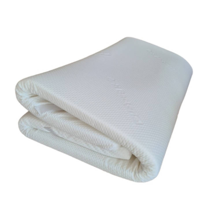Topper saltea Sleepn'Life, Memory Foam, Antibacterian, Impermeabil, 140x200x4.5cm