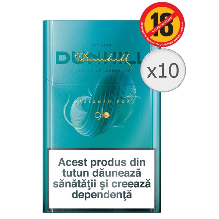 Cartus Dunhill Designed For Glo Emerald Tobacco