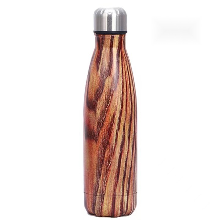 Termosz, KOUVOLSEN, Rozsdamentes acél, 500ml, Barna
