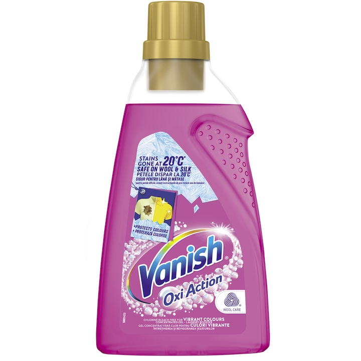Solutie pentru indepartarea petelor VANISH Oxi Action, Vibrant Colours, 1.5 l