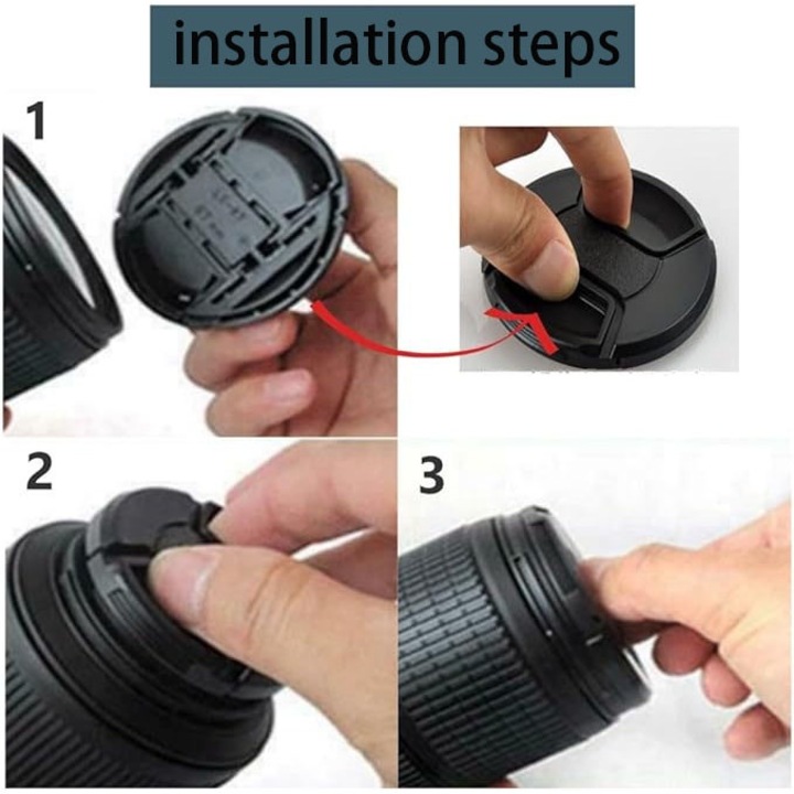 82mm Tele Telephoto Metal Lens Hood Screw-in For DSLR Canon Nikon Sony