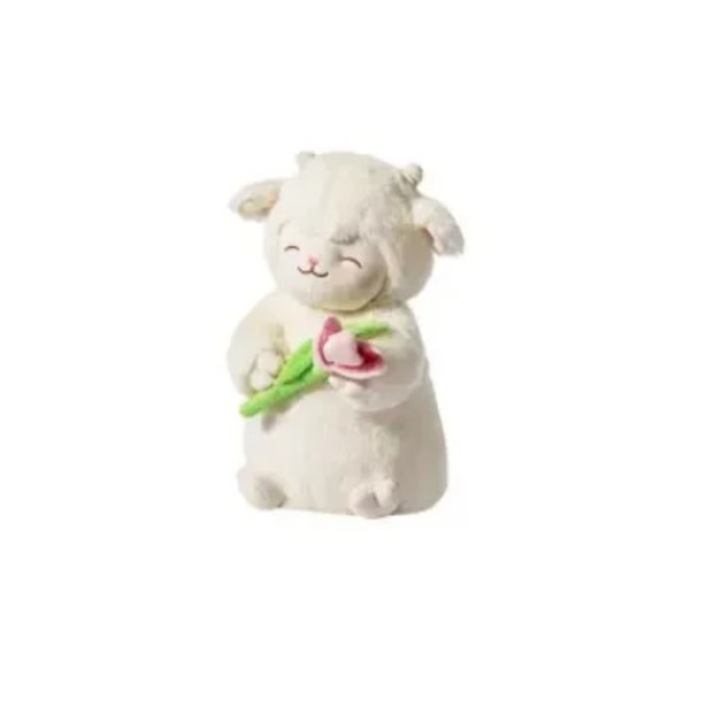 Jucarie de plus AREOUT, oaie alba, moale, 0-3 luni, pentru baieti