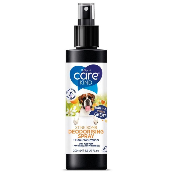 Deodorant pentru caini Dobinsons, eliminare mirosuri, 200ml