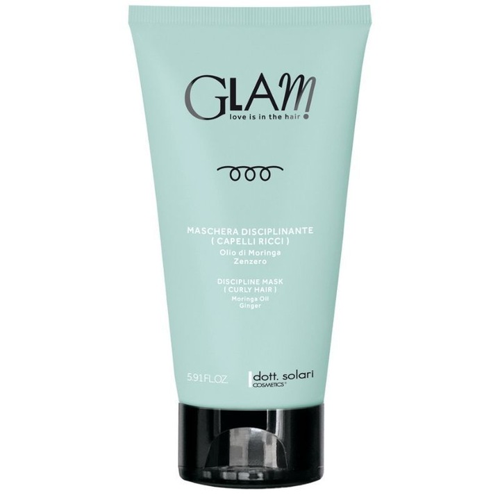 Masca de par pentru par cret Dott. Solari Glam Discipline, 175ml