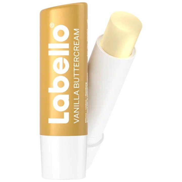 Balsam de buze Labello Vanilla Buttercream Balsam de buze cu aroma de vanilie 4.8gr