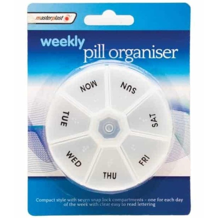 Organizator saptamanal pentru pastile Masterplast, Ebdomadiaia Theke Chapion, 1 compartiment