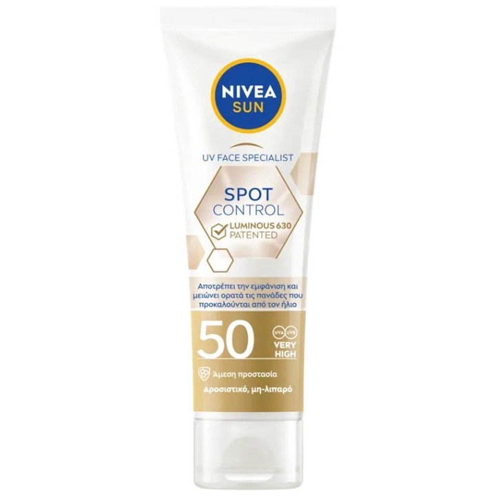 Protectie solara pentru fata, Nivea, SPF50+, 40 ml