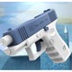Pistol cu apa pentru copii, ABS, fara baterii, albastru, 3-12ani, 13cm