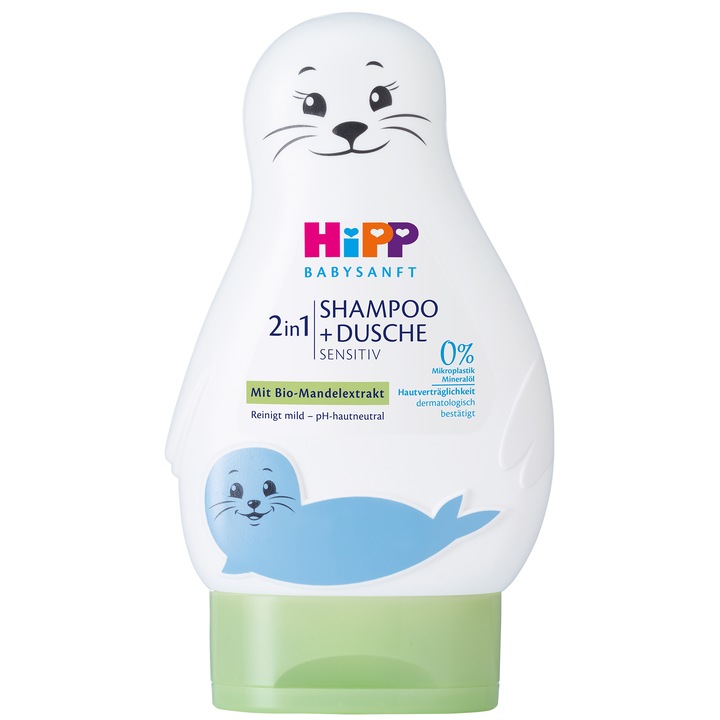 Sampon si gel de dus 2 in 1 Hipp Foca, 200ml