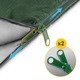 Sac de dormit tip mumie, Mountain Goat, Poliester, 210 cm, Verde