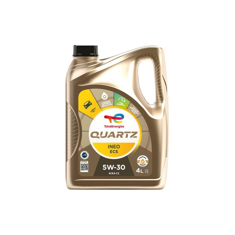Моторно масло Total Quartz INEO ECS, 5W30, 4L - eMAG.bg