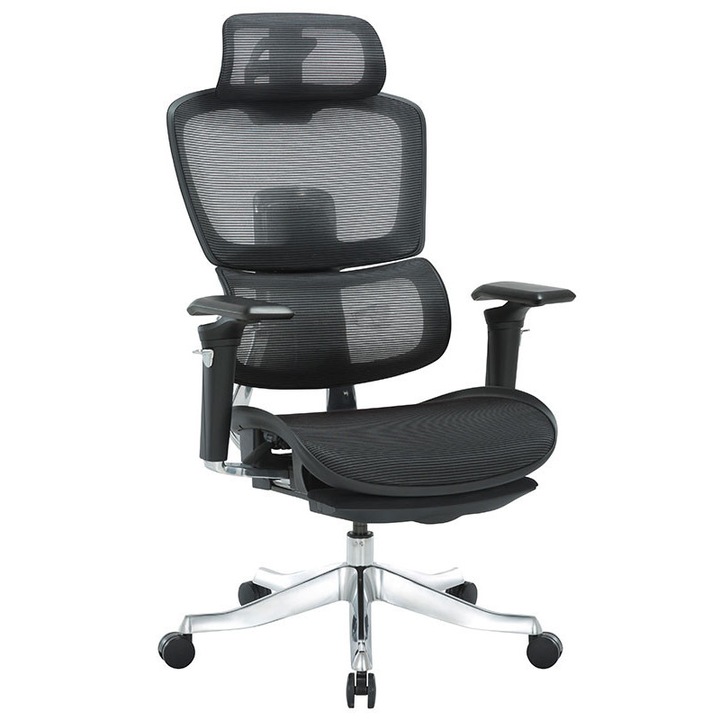 Ергономичен офис стол Ergo Elite, черен