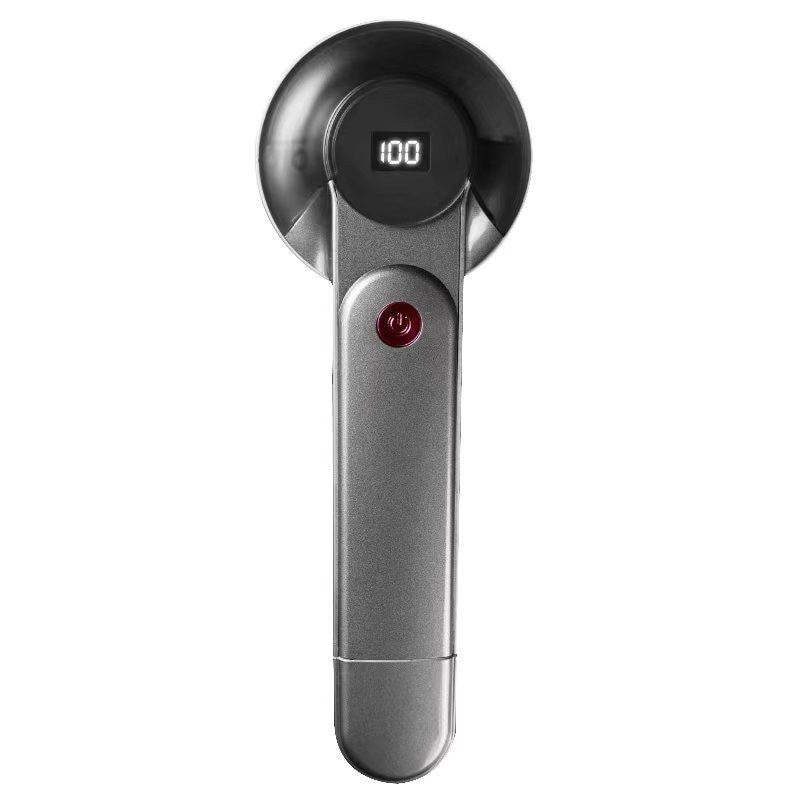Aparat de Curatat Scame RARINCARE, 6 Lame, Rola Adeziva incorporata, Putere 3 W, Afisaj LED, Gri