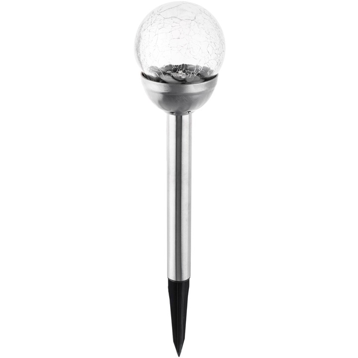 Lampa solara LED RGB + 6000k IP44 Senzor de crepuscul