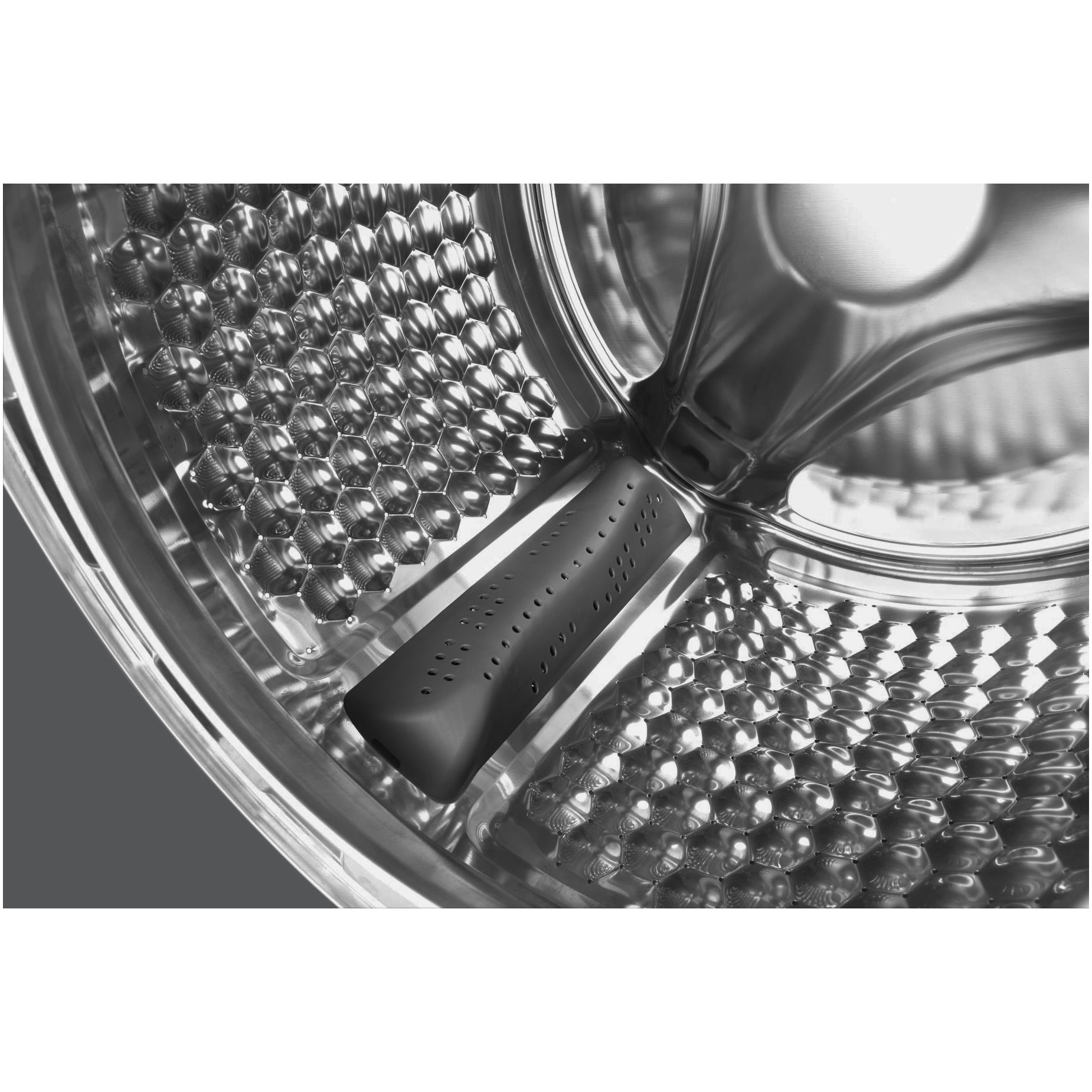 Masina de spalat rufe TCL FF1014SA1, 10 kg, 1400 RPM, Clasa A, Motor Inverter, Steam Wash, Drum Clean, Honeycomb Drum, Argintiu