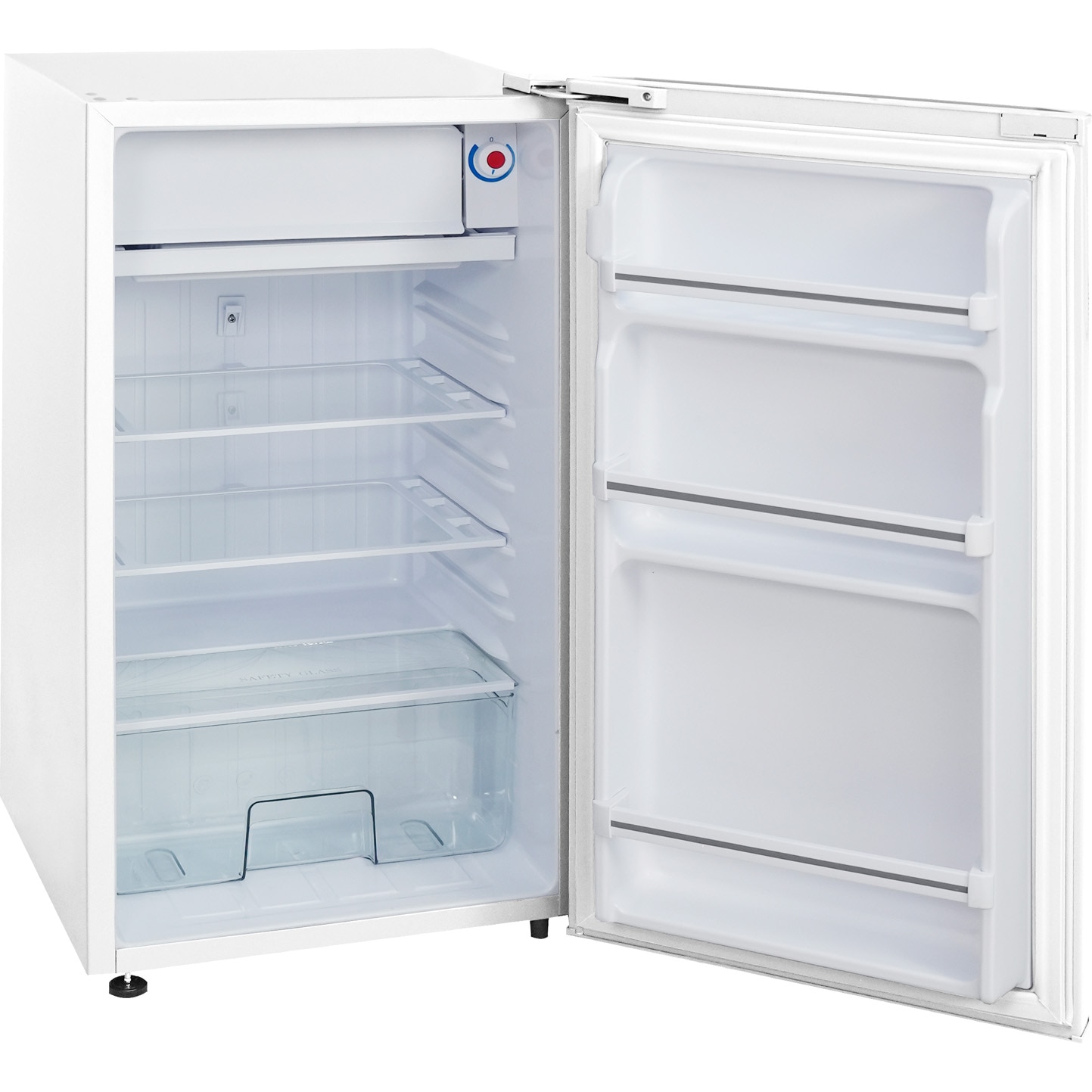 Frigider cu o usa TCL RF092DWE0, 92 l, Control mecanic, Maner retras, Picioruse reglabile, Clasa E, H 83 cm, Alb