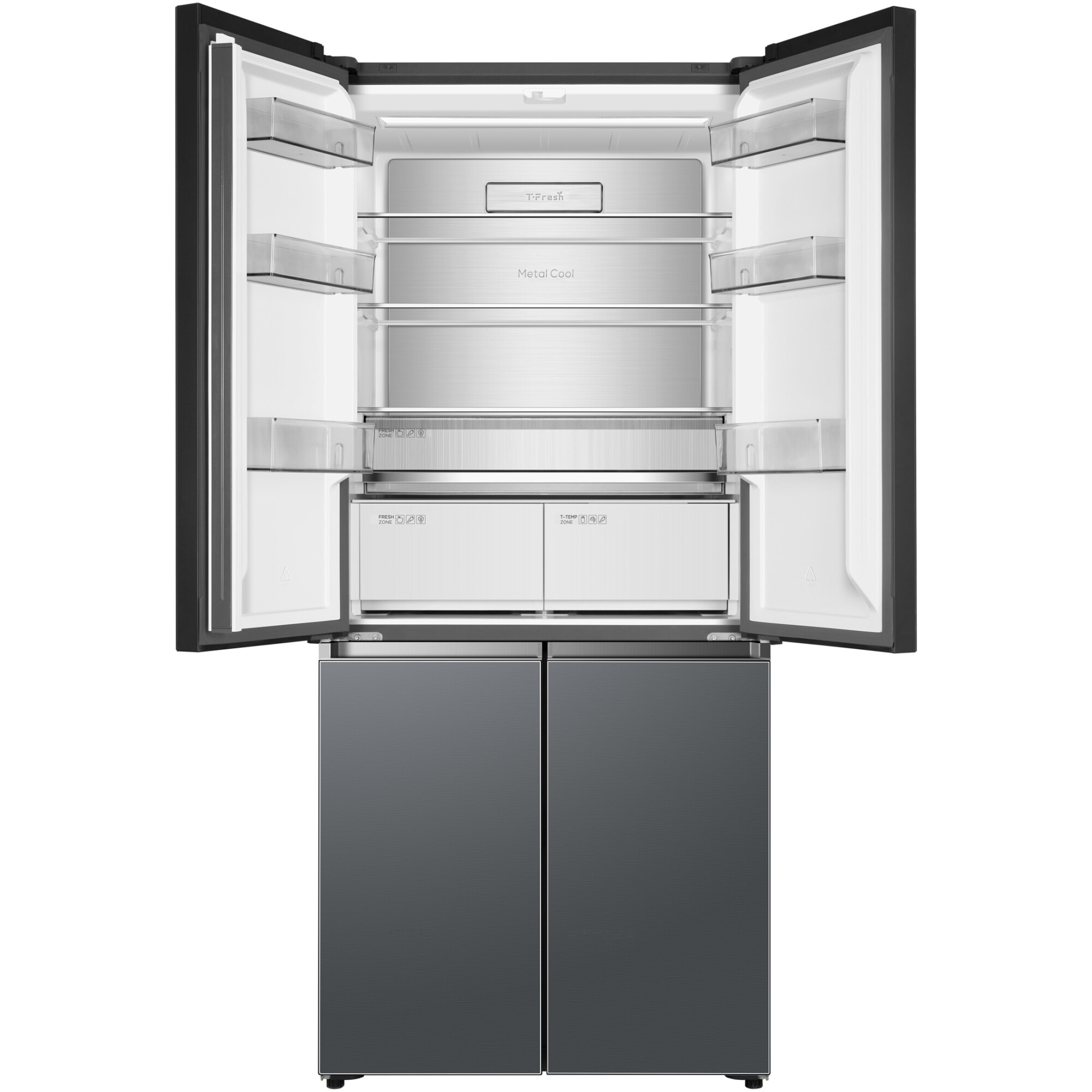 Side by Side TCL RC521CXE0, 521 l, FREE BUILT-IN, Total No Frost