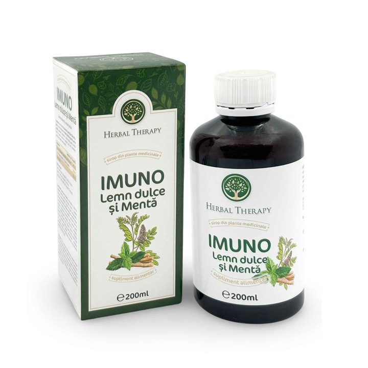 Sirop Imuno Lemn Dulce si Menta, 200 ml