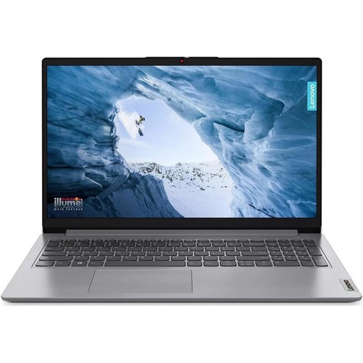 Lenovo IdeaPad, Intel Core i3 1215U, 8 GB DDR4 Memória, 15.6 FullHD, Intel UHD Graphics, 256 GB SSD, Szürke, Magyar billentyűzet, Böngésző, Vírusirtó, Windows 11 Pro