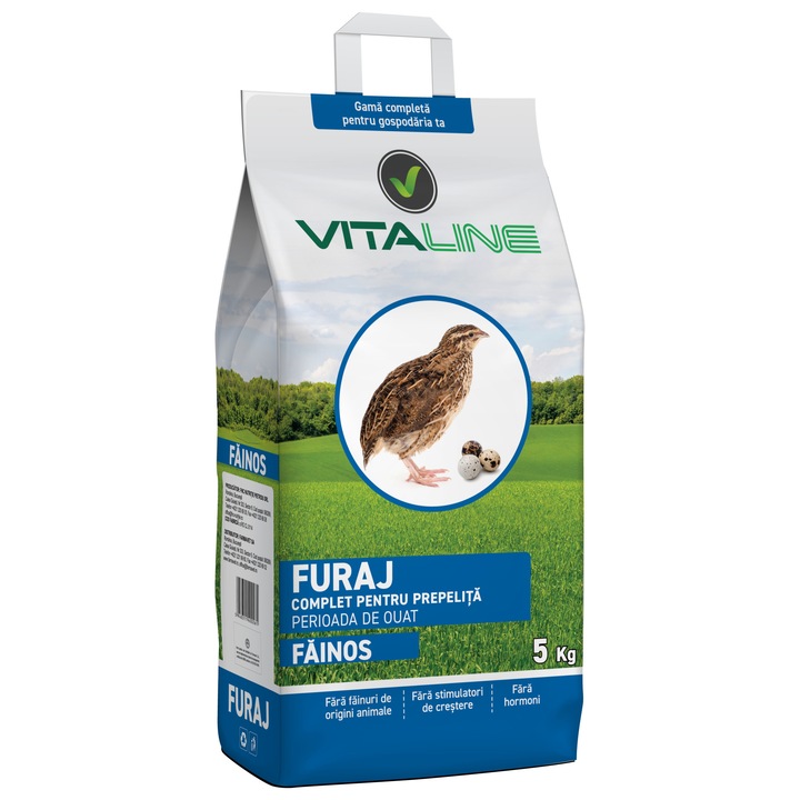Furaj Prepelita Oua, Vitaline Premium, 5Kg