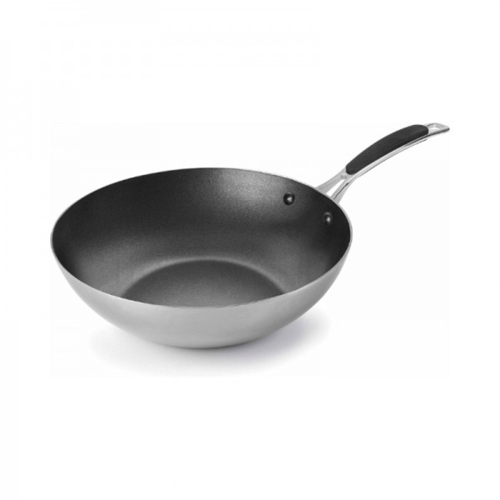 Уок тиган с незалепващо покритие 3 слоя, Trimetal, 28 см