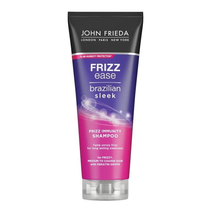 Sampon pentru netezirea firelor rebele John Frieda Frizz Ease Brazilian Sleek, 250 ml