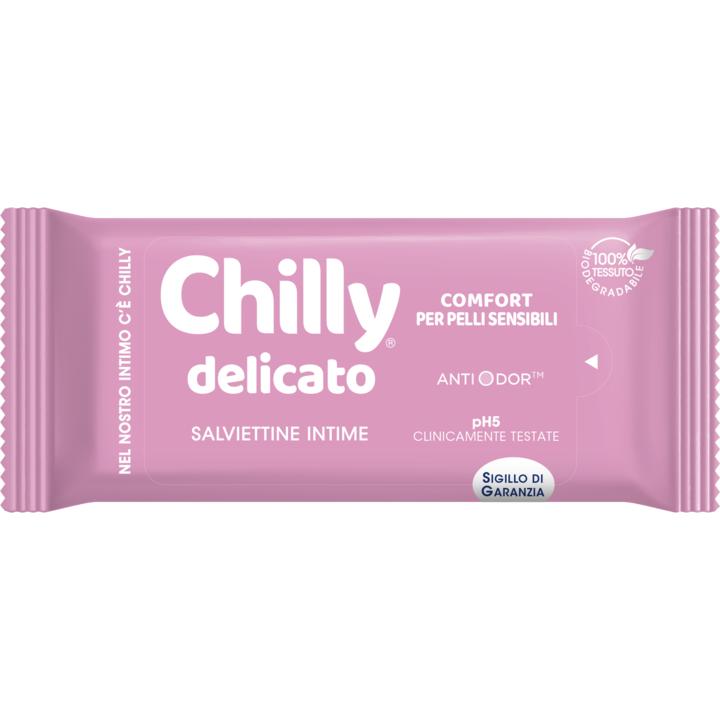 Мокри кърпички за интимна хигиена Chilly Delicate