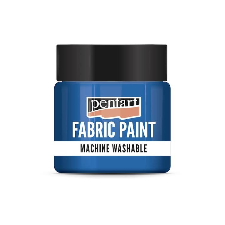 Vopsea pentru textile Pentart 50 ml - reteta NOUA - albastru