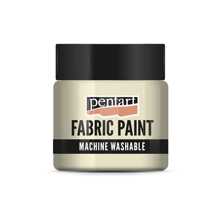 Vopsea pentru textile Pentart 50 ml - reteta NOUA - bej