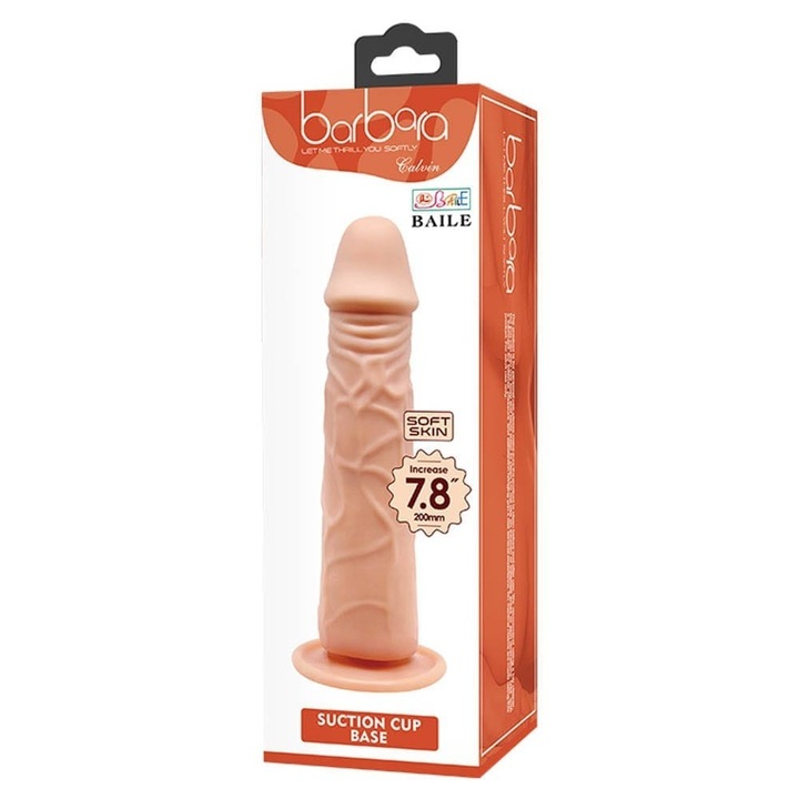 Dildo Cu Ventuza Barbara Calvin, 20 cm