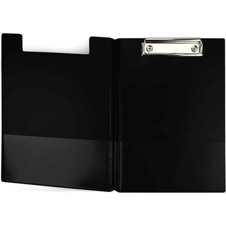 Clipboard DIN A5 dublu negru, Netuno