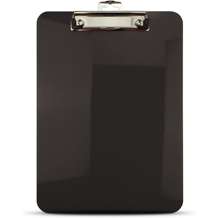 Clipboard neagra transparenta DIN A4, Netuno