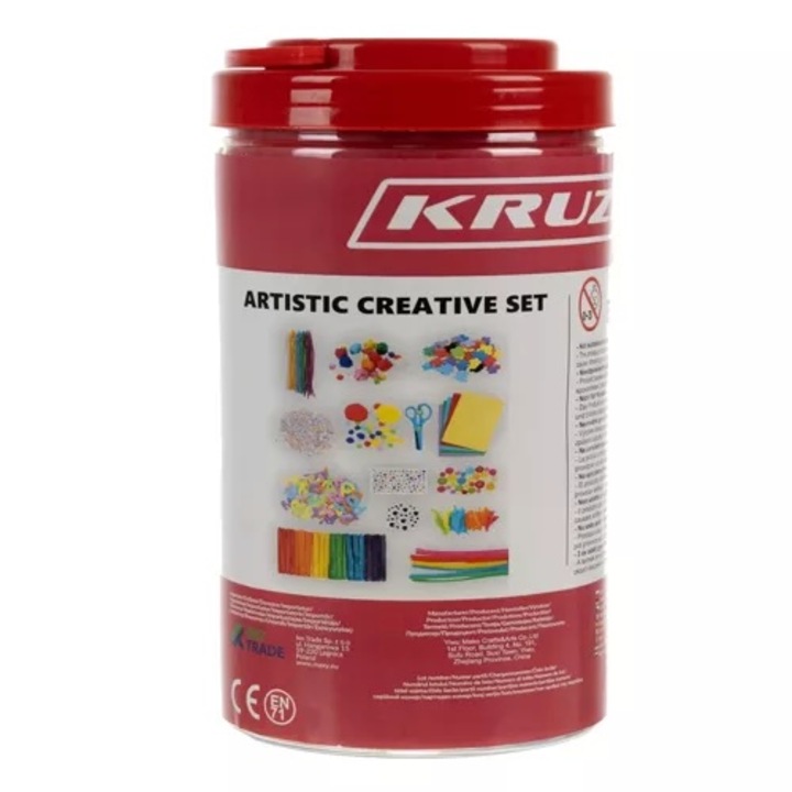 Set creativ pentru copii - Kruzzel, 20 x 11, 5 cm, +3 ani
