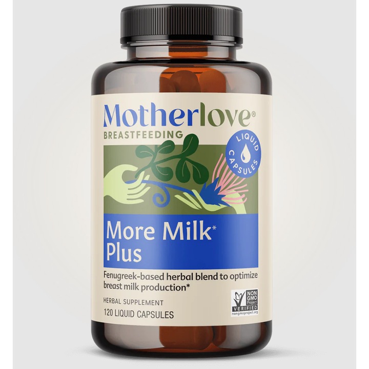 Хранителна добавка, More Milk Plus, 120 капсули, веган, без ГМО