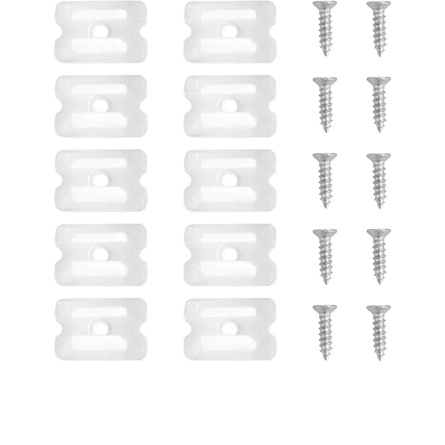 Set de 100 cleme fixare pentru benzi LED, pentru 9.5mm pana la 12mm, cu ...