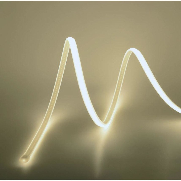 Banda LED Cob 288Led/ML 220V, 10W/m, 10m, 12mm, Lumina Neutra 4000K ...