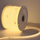 Furtun LED Neon Flex Rotund 220V, 8W/m, 10m, Lumina Alb Calda 2800K, Cablu alimentare inclus