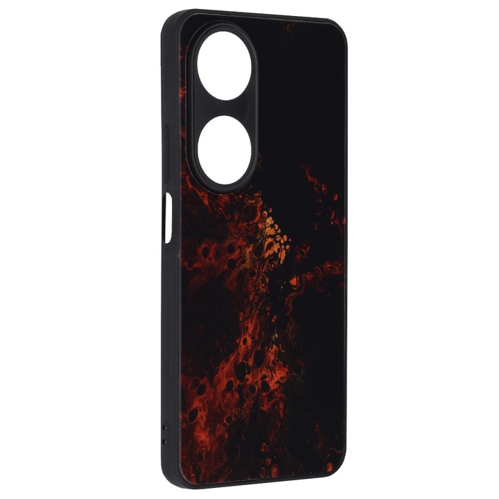 Honor X7b / X7b 5G / 90 Smart tok - Techsuit Glaze Series - Red Nebula