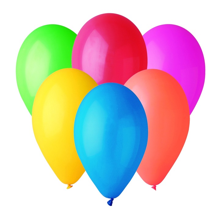 15 db-os színes lufi készlet 12" (30 cm) GZ-KA15