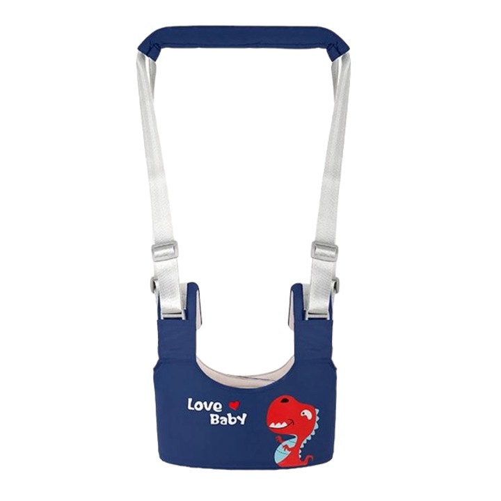 Ham pentru copii Love Baby, bretele late, confortabile, albastru închis, 6-12 luni