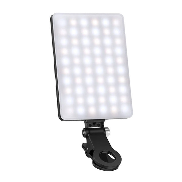 Селфи лампа, Neewer, NL-60AI Bi Color LED, регулируема, преносима, 104x75x11.8mm