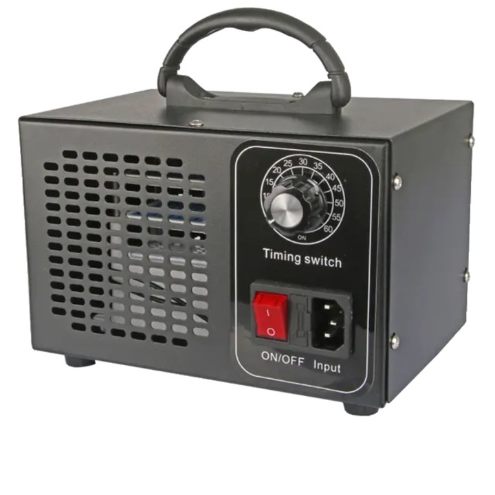 Generator de ozon, purificator aer, 60g/ora, 220V, cu temporizator, negru
