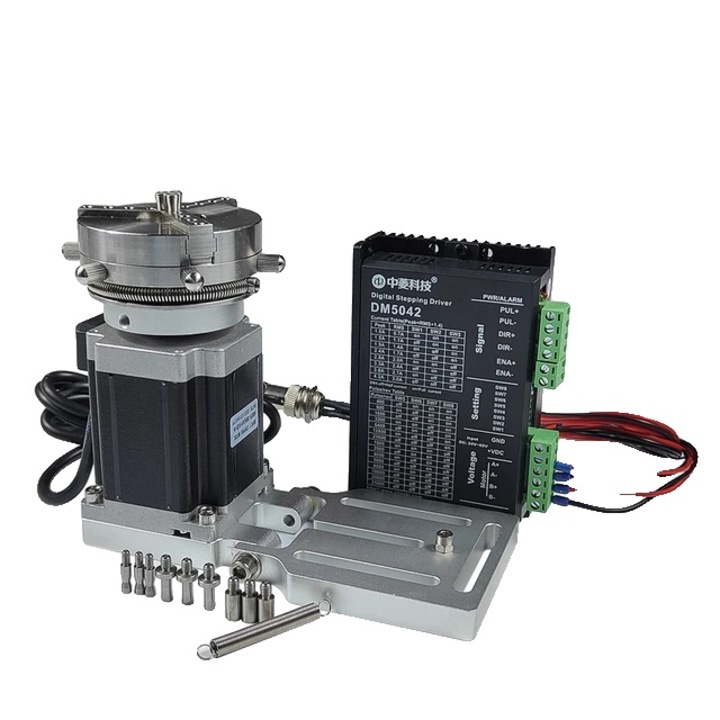 Mandrina rotativa pentru gravura bijuterii, RA-D69 cu driver, inox, auto-blocare, precizie inalta